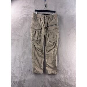 G-Star RAW Combat Cargos Pants Mens Size 30x30 Beige Utility Tactical